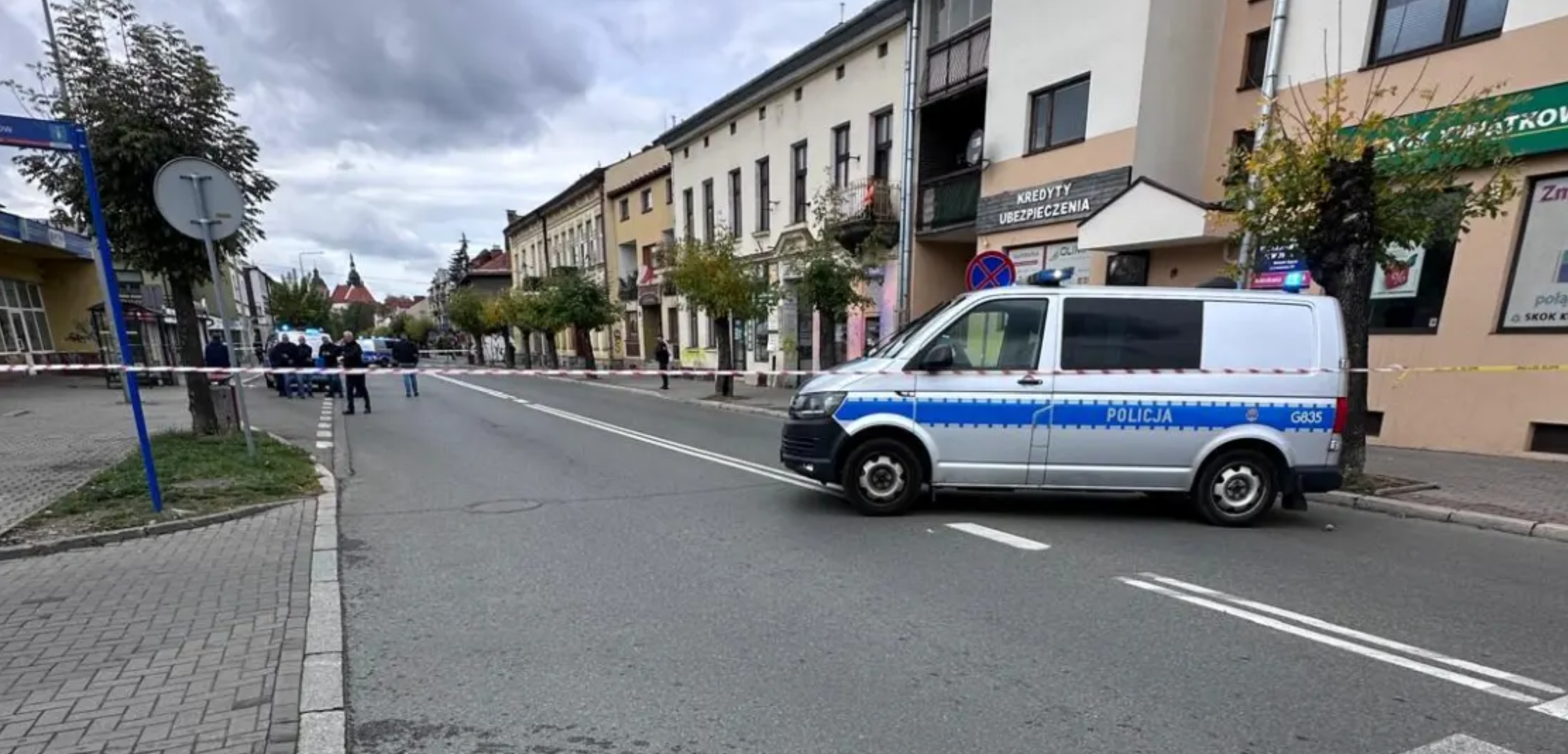 Strzały na ulicy Lwowskiej w Nowym Sączu. Policjanci użyli broni palnej