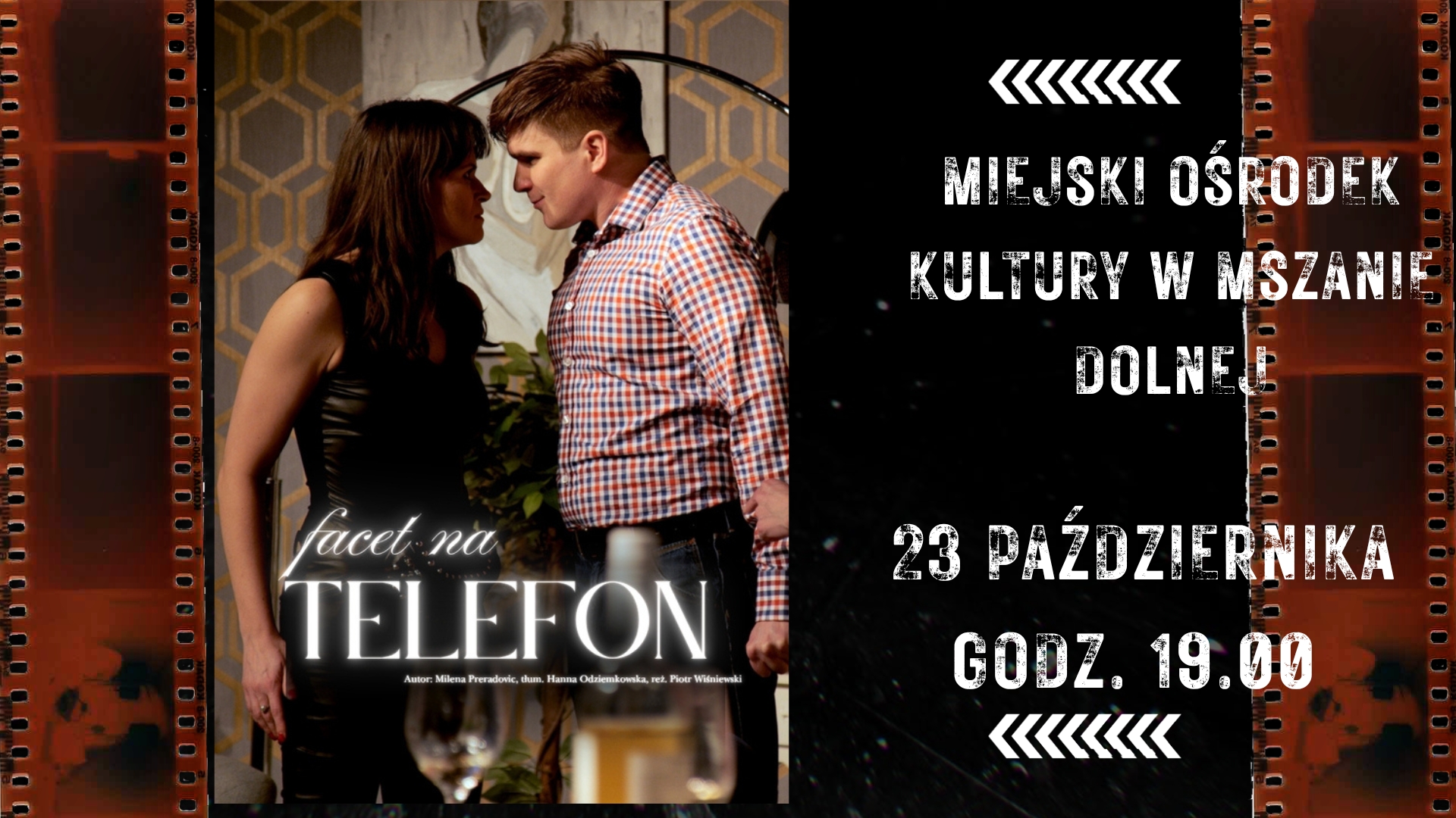 „Facet na telefon” na scenie MOK w Mszanie Dolnej. Są jeszcze bilety na spektakl